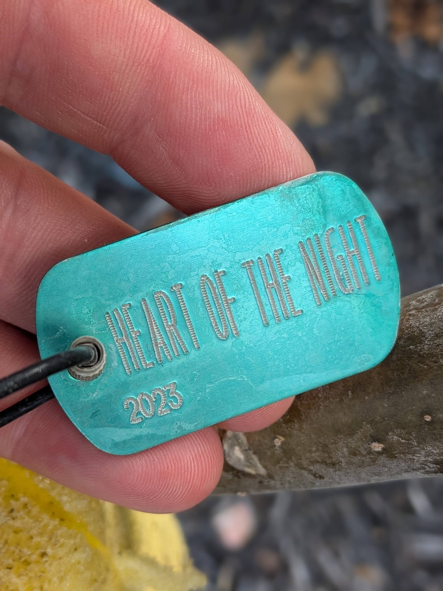 Turquoise Heart of the Night cultivar label dated 2023